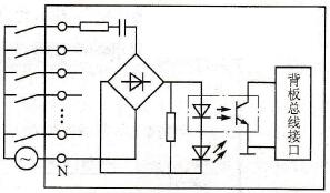 PLC数字量输入模块电路