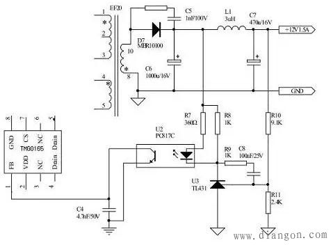 开关电源光耦的作用原理 开关电源光耦的作用原理