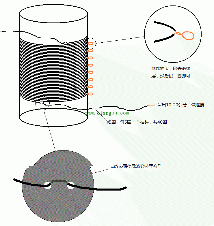 矿石收音机原理 最简单的矿石收音机制作方法 简单易懂,一目了然! 矿石收音机原理 最简单的矿石收音机制作方法 简单易懂,一目了然!