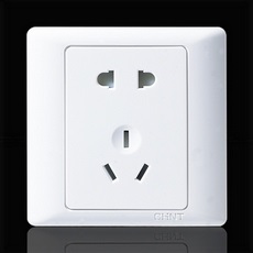 插座接线“左零右火上接地”