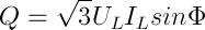 三相交流电功率计算公式