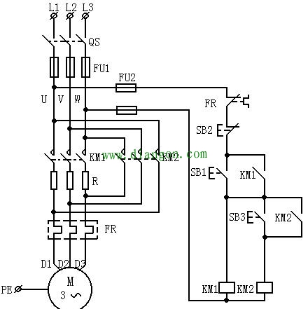 电动机正反转控制电路编号原则 电动机正反转控制电路编号原则