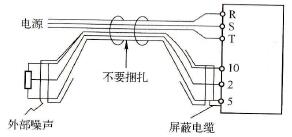 变频器模拟量控制线布线方法图解