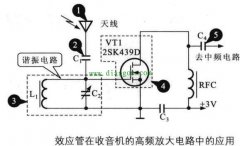 场效应管在收音机的高频放大电路中的应用