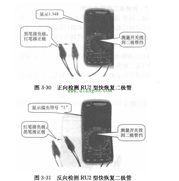 快恢复二极管检测方法图解