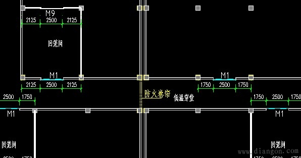 论线槽、防火桥架过防火卷帘 论线槽、防火桥架过防火卷帘