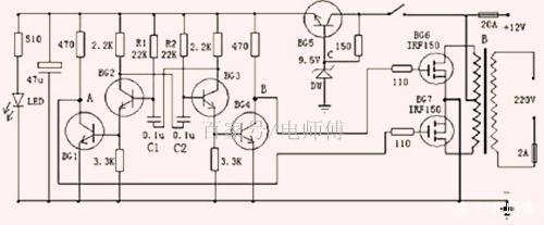 最简单逆变器电路讲解计算,电工电子动手学技术,电路好案例推荐