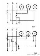 电流互感器接安培表的方法
