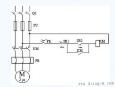 三相异步电动机启动,自锁,停止原理图