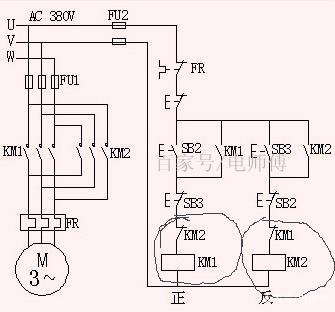 电动机正反转电路讲解，交流接触器自锁、互锁、联锁控制功能剖析