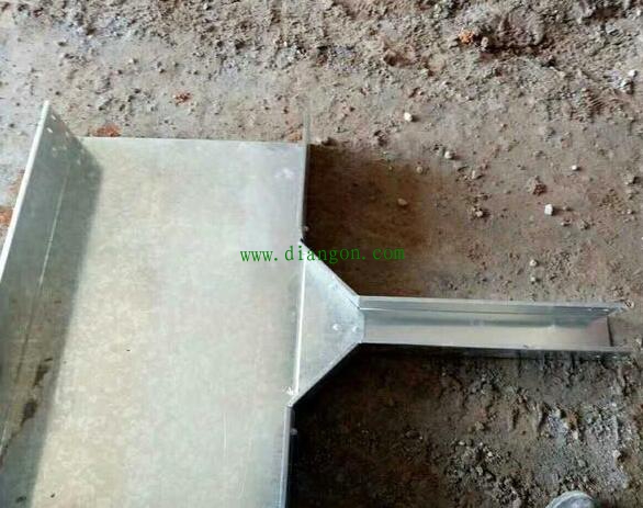 桥架弯头三通弯头90度弯头制作图