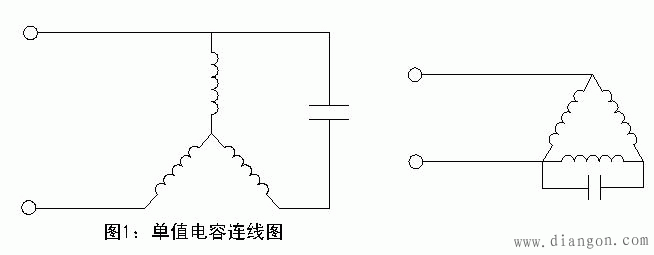 三相电机单相运行时电容的选择