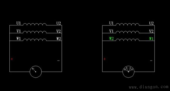 电机首尾端判断