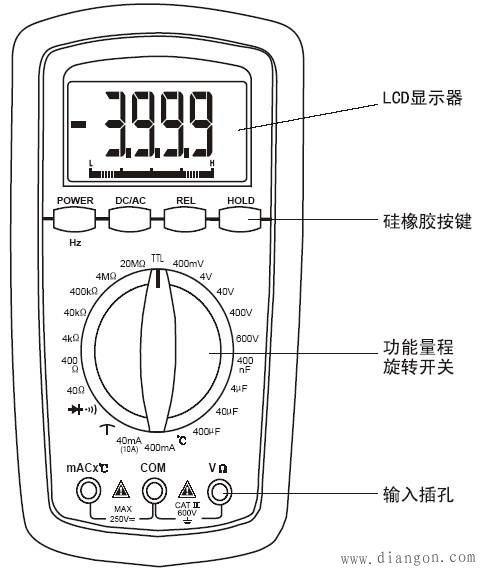 VC101数字万用表使用说明 VC101数字万用表使用说明