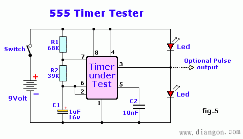 NE555应用电路图