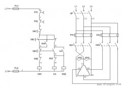 双速电动机控制电路图及接线图