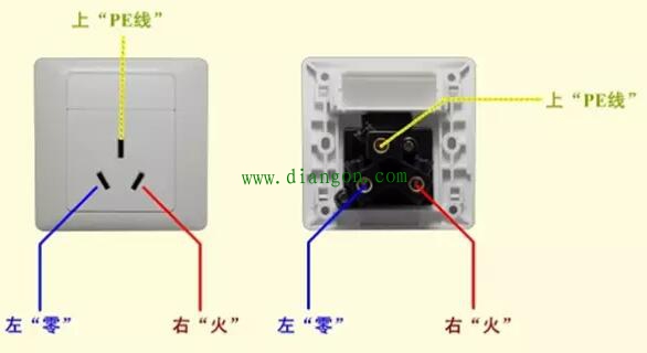 插座的文字图形符号及接线方法