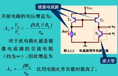 集成电路运算放大器中的恒流源