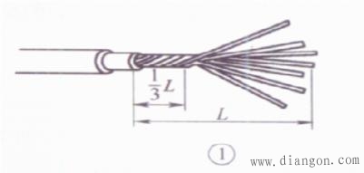 多股铜芯电线接法图解
