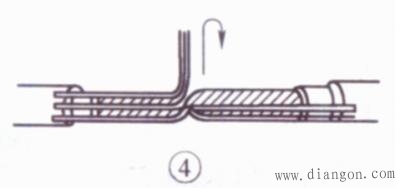 多股铜芯电线接法图解