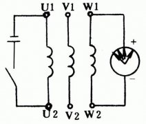 三相异步电动机定子绕组的首尾端判别方法