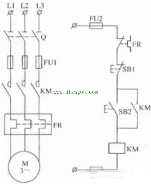 什么是电气自锁?自锁电气控制电路原理图解 什么是电气自锁?自锁电气控制电路原理图解