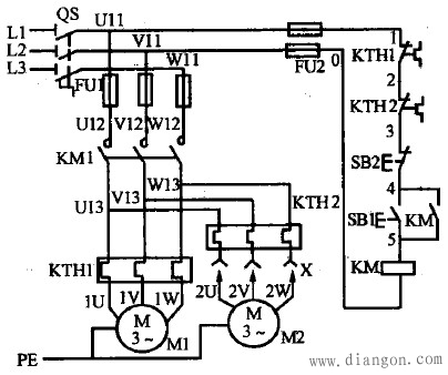 三相异步电动机顺序运行控制线路
