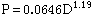 机床用电动机功率的统计分析公式