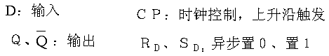 维持阻塞d触发器