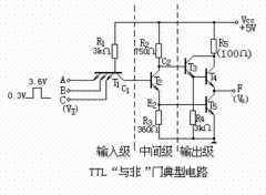 典型TTL与非门工作原理