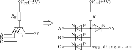 TTL与非门电路结构与工作原理 TTL与非门电路结构与工作原理