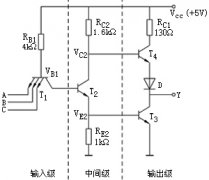 TTL与非门电路结构与工作原理