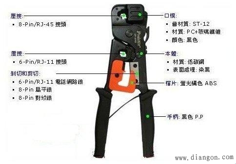 网线水晶头接法图解