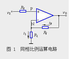 同相比例运算电路