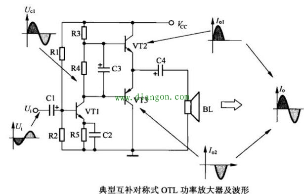 OTL功率放大电路识图