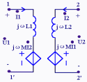互感元件相量模型 互感元件相量模型