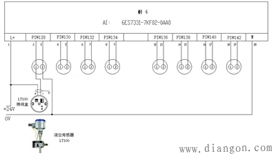 液位传感器的接线及其硬件组态