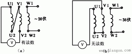 用万用表判别三相异步电动机定子绕组首尾端的方法