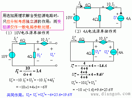 电路叠加定理和齐次定理