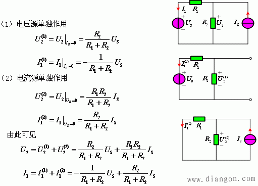 电路叠加定理和齐次定理