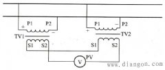 比较法测定电压互感器极性