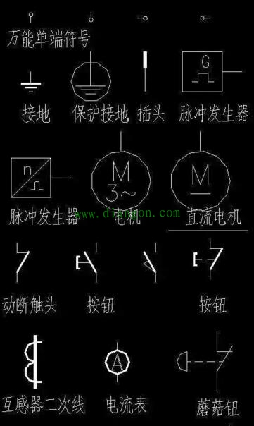 电气工程CAD制图规则-电气设计使用图线 电气工程CAD制图规则-电气设计使用图线