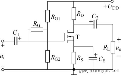 场效应管放大电路的电路组成 场效应管放大电路的电路组成