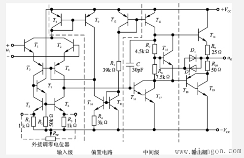 集成运算放大器组成原理