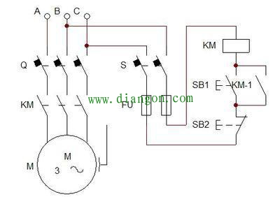 三相电机正常运转后按停止按钮却不能停止运转,问题出在哪儿呢? 三相电机正常运转后按停止按钮却不能停止运转,问题出在哪儿呢?