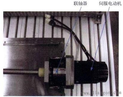 伺服电动机与联轴器的装配
