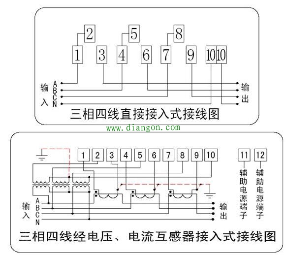 三相四线怎么接线?三相四线电表接线图 三相四线怎么接线?三相四线电表接线图