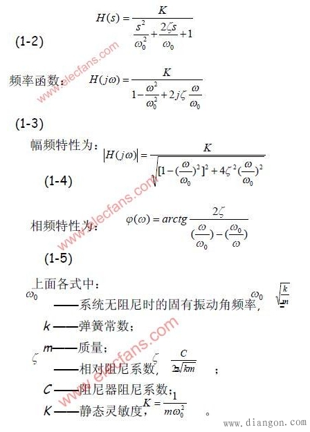 传感器的动态特性