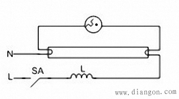 日光灯的安装接线方法