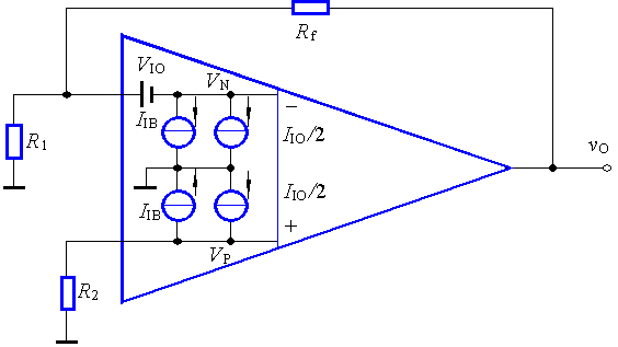 输入失调电压、输入失调电流对运算电路的影响